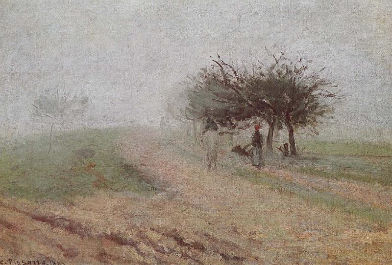 Camille Pissarro fog hole Spain oil painting art